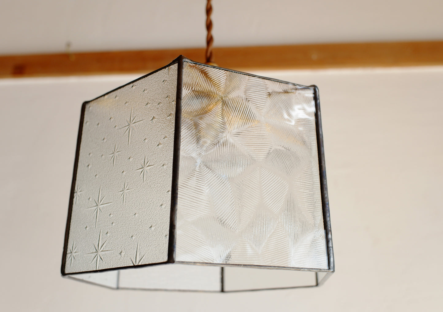 63- ６角 古ガラス