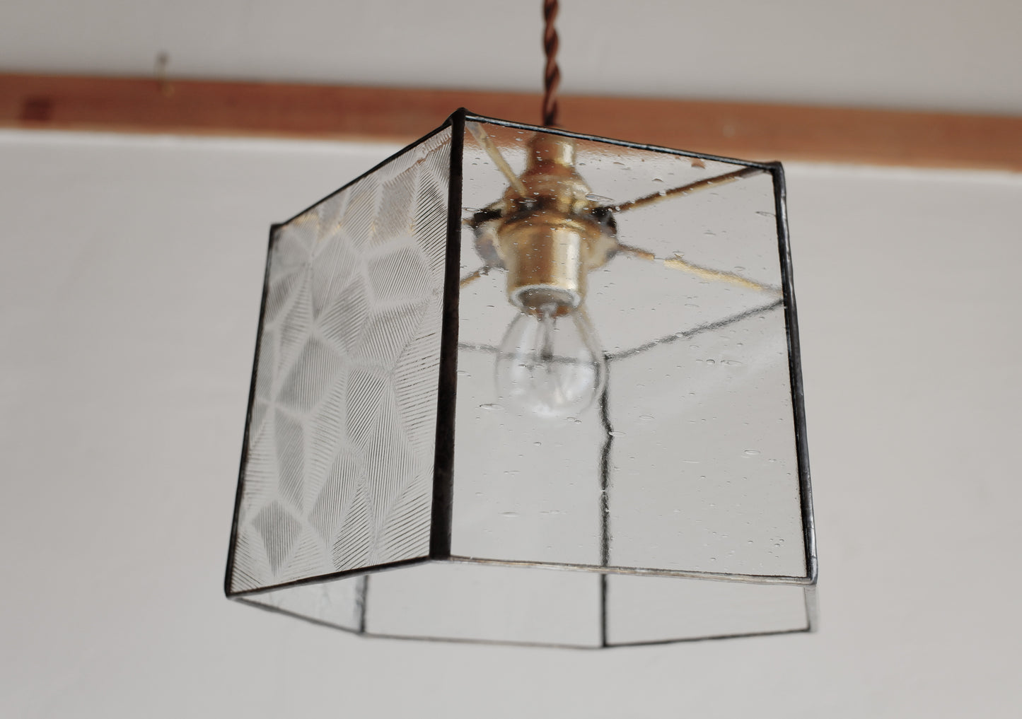 63- ６角 古ガラス