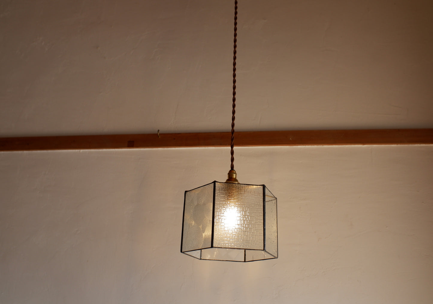 63- ６角 古ガラス